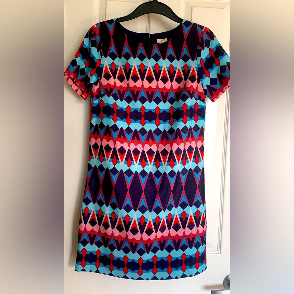 Colorful Cocktail Dress w/mosaic pattern